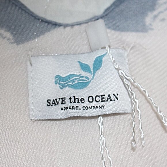 HOST PICK!!🦊🍀🌏🌻 Save the Ocean -Star Fish Kimono Swim Cover -Sustainable,NEW - Picture 3 of 8